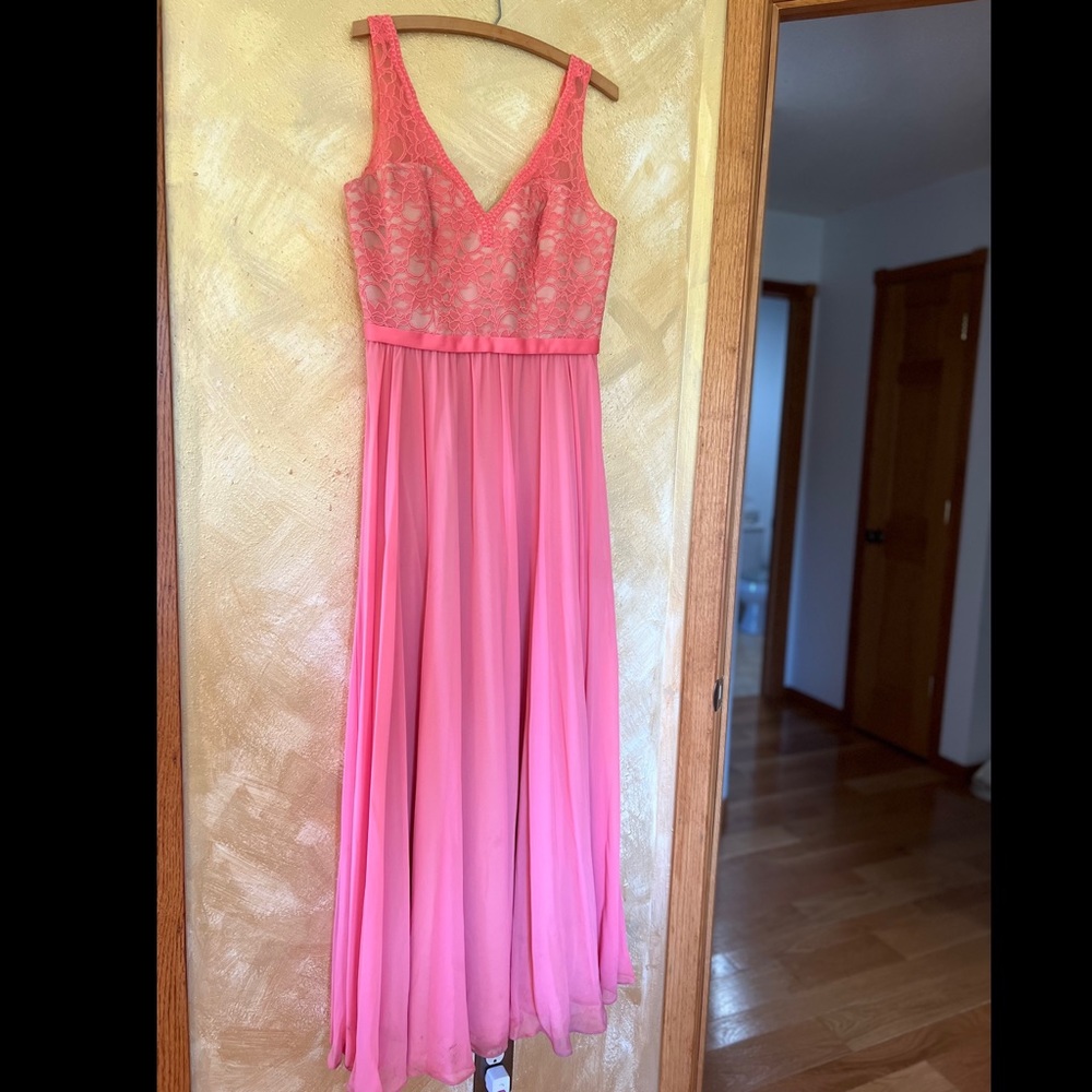 Coral Bridesmaid Dress